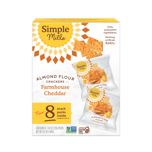 Simple Mills® Farmhouse Cheddar Almond Flour Cracker Snack Pack
