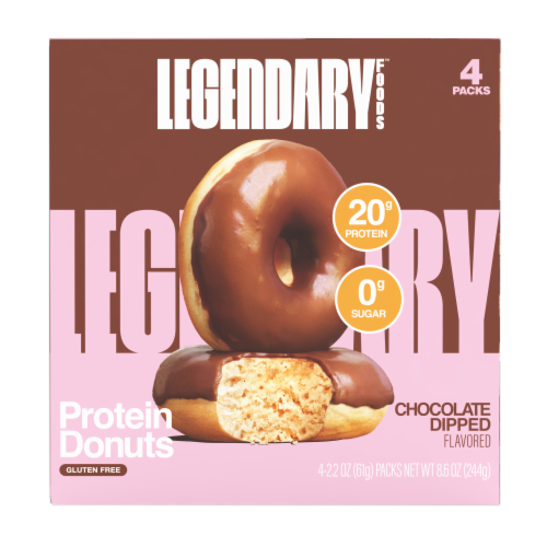 Legendary Foods™ Chocolate Dipped Protein Donut Pack