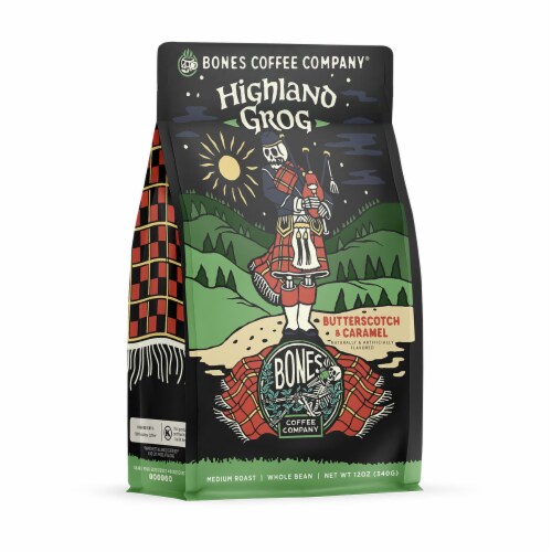 Bones Coffee Company Highland Grog Medium Roast Ground Coffee