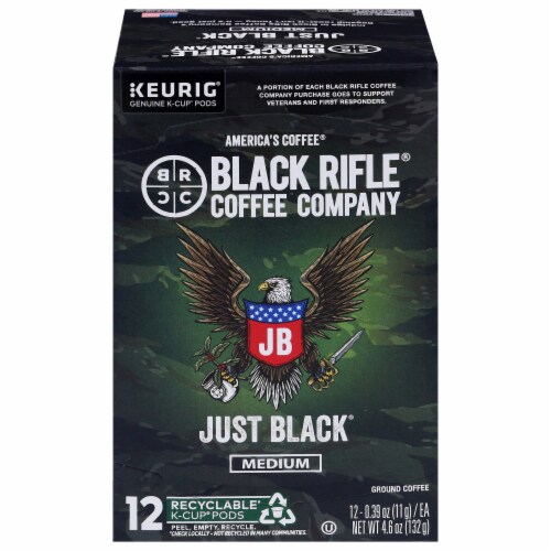 Black Rifle® Coffee Company Just Black® Medium Roast K-Cup® Coffee Pods