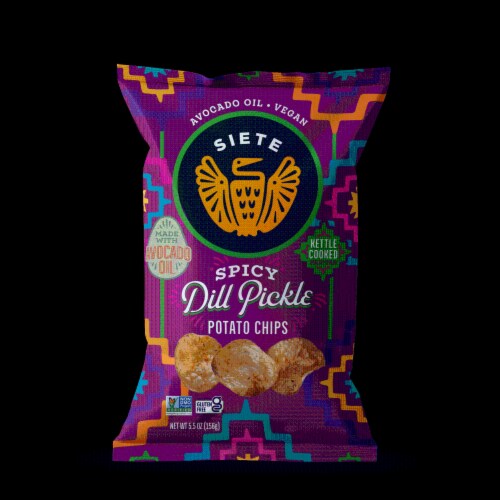 Siete Spicy Dill Pickle Kettle Potato Chips