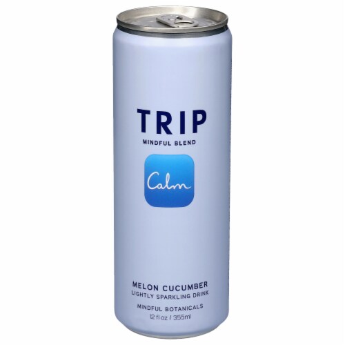 Trip Mindful Blends Calm Melon Cucumber Sparkling Water Can