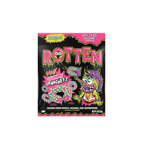 Rotten® Sour Gummy Cruncheez Candy