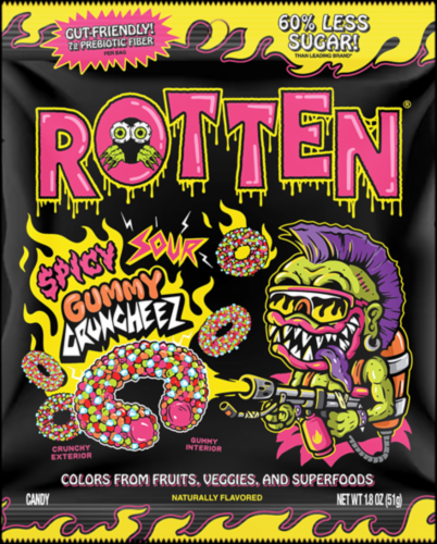 Rotten® Spicy Sour Gummy Cruncheez