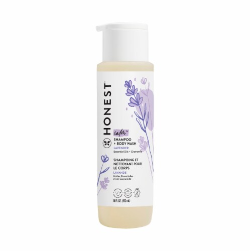 The Honest Company Shampoo + Body Wash, Lavender, Calm, 18 Fl Oz