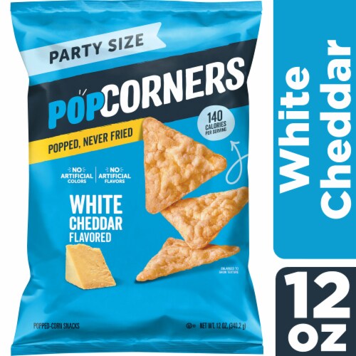 PopCorners Popped Corn Snacks White Cheddar Flavored