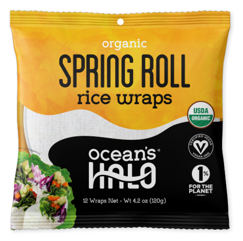 Ocean’s Halo® Organic Spring Roll Rice Wraps