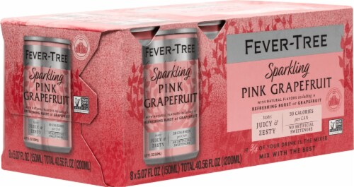Fever-Tree Sparkling Pink Grapefruit Soda Cans