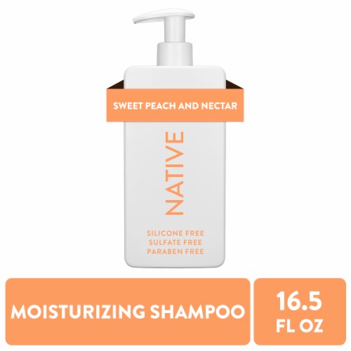 Native Moisturizing Shampoo with Sweet Peach and Nectar Sulfate Free for Women and Men