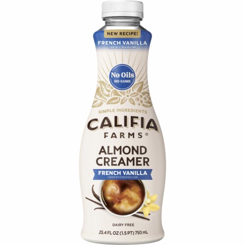 Califia Farms Dairy Free French Vanilla Almond Coffee Creamer 25.4 fl oz