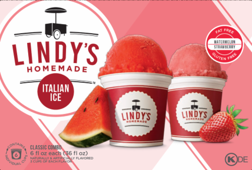 Lindy’s Homemade™ Watermelon Strawberry Combo Italian Ice
