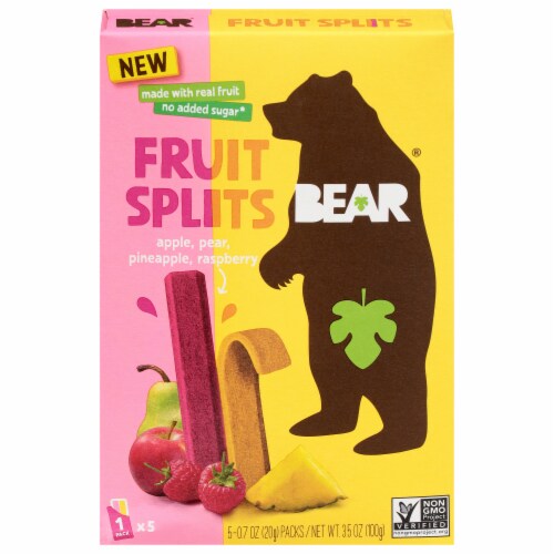 BEAR® Apple Pear Pineapple Raspberry Fruit Splits