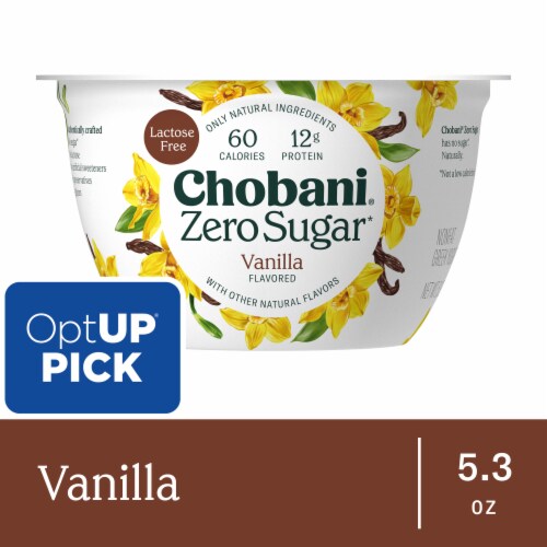 Chobani® Zero Sugar Vanilla Greek Yogurt Cup