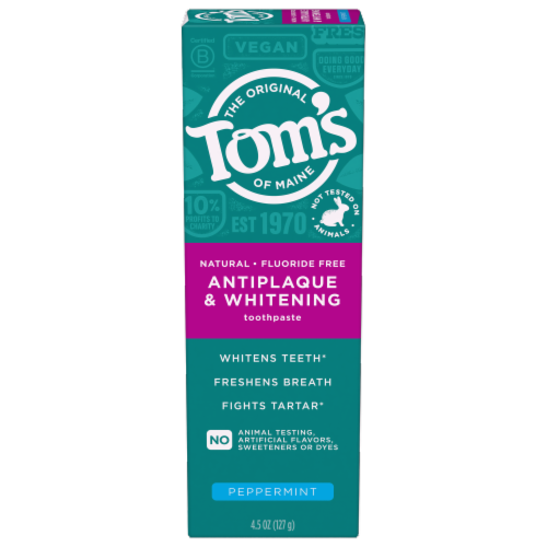 Tom’s Ap & Whitening Toothpaste Peppermint Ff