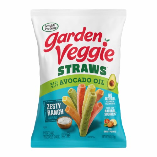 Sensible Portions® Garden Veggie Straws® Avocado Oil Zesty Ranch Veggie Chips