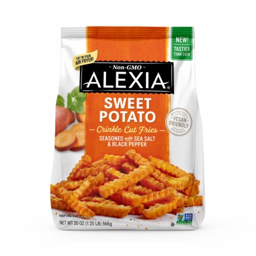 Alexia® Sweet Potato Crinkle Cut Fries Seasoned with Sea Salt & Black Pepper 20oz