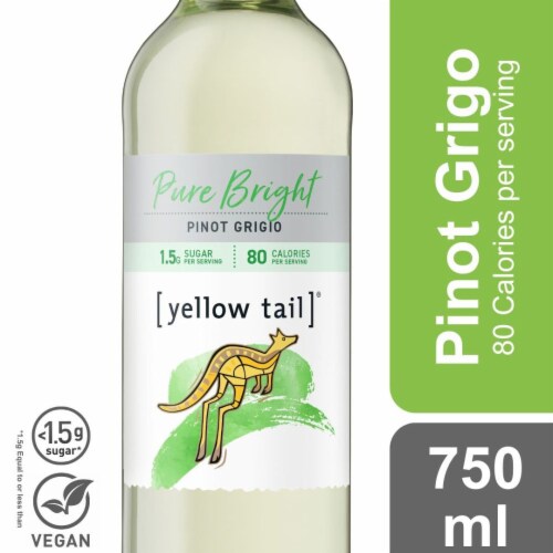Yellow Tail Pure Bright Pinot Grigio Australia White Wine