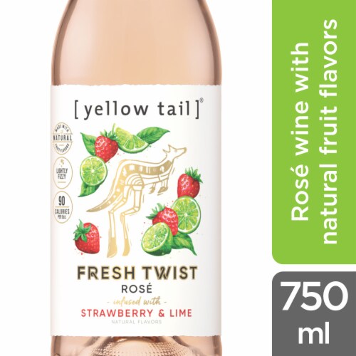Yellow Tail Fresh Twist Strawberry And Lime Australia Flavored Wine