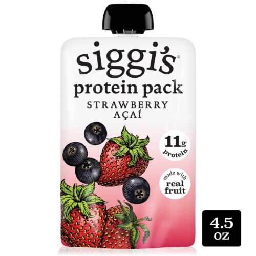 siggi’s Reduced Fat Protein Pack, Strawberry Acai Yogurt Pouch
