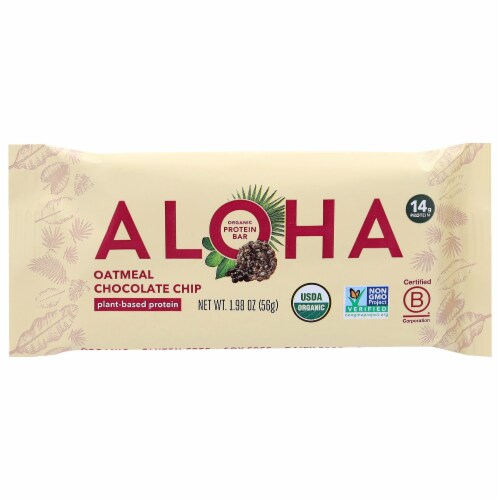 ALOHA Plant Based Protein Bar Oatmeal Chocolate Chip