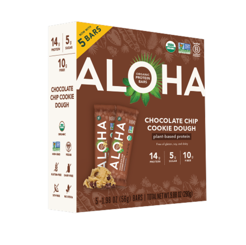 Aloha Chocolate Chip Cookie Dough Protein Bars