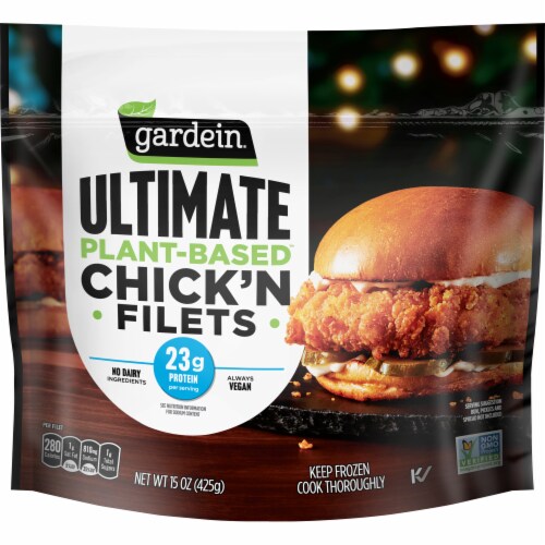 Gardein Ultimate Plant-Based Chick’n Filets, Frozen Meat Alternative