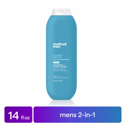 Method Men 2 in 1 Shampoo and Conditioner, Glacier + Granite