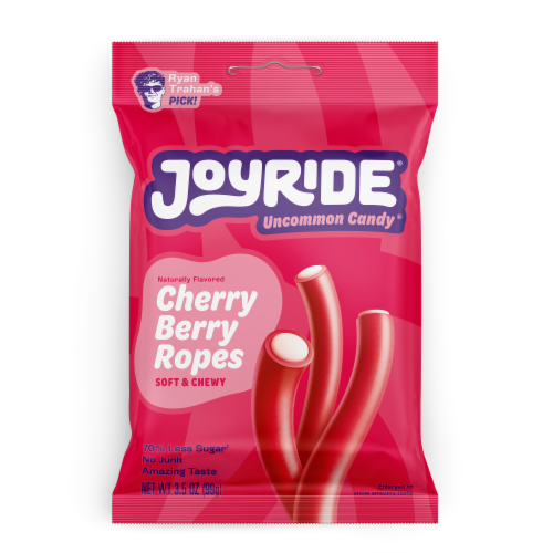 JOYRIDE® Cherry Berry Soft and Chewy Ropes
