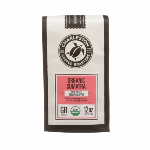 Charleston Coffee Roasters Sumatra Bold Roast Organic Ground Coffee