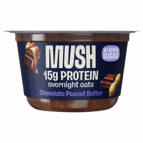 Mush Overnight Oats Chocolate Peanut Butter Protein