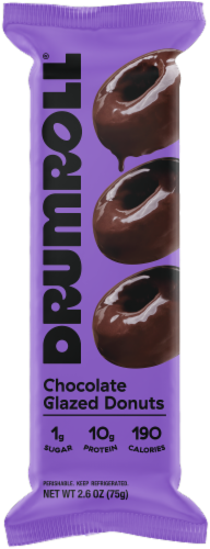 Drumroll® Chocolate Glazed Mini Protein Donuts