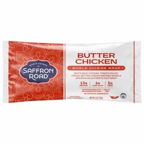Saffron Road® Butter Chicken Frozen Artisan Wrap