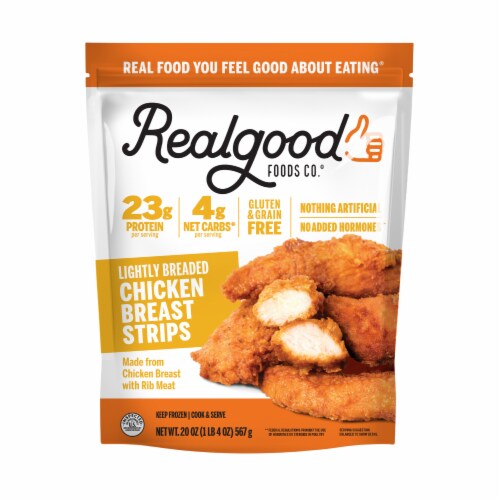 Real Good Foods Lightly Breaded Chicken Strips