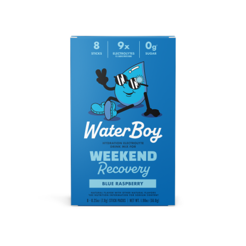 Waterboy Weekend Recovery Blue Raspberry
