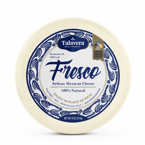 Talavera Fresco Artisan Mexican Cheese Round