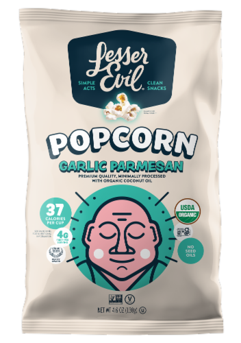 LesserEvil® Garlic Parmesan Organic Popcorn