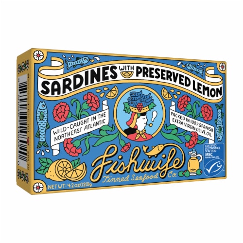 Fishwife Tinned Seafood Co Sardines with Preserved Lemon