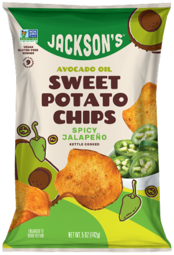 Jackson’s® Avocado Oil Spicy Jalapeño Sweet Potato Chips