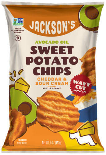 Jackson’s® Cheddar & Sour Cream Avocado Oil Sweet Potato Chips