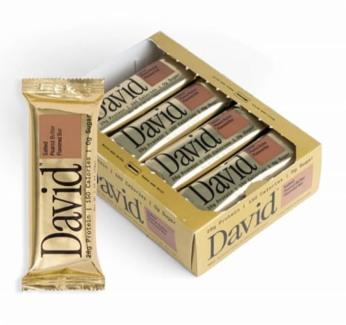 David Protein™ Salted Peanut Butter Protein Bar – PACKAGE