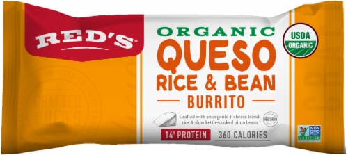 Red’s® Organic Queso Rice & Bean Burrito