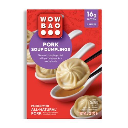 Soup Dumplings, Pork, 6 Pieces