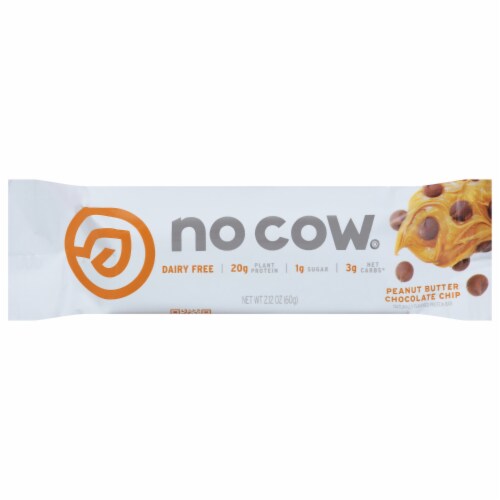 no cow Peanut Butter Chocolate Chip Protein Bars