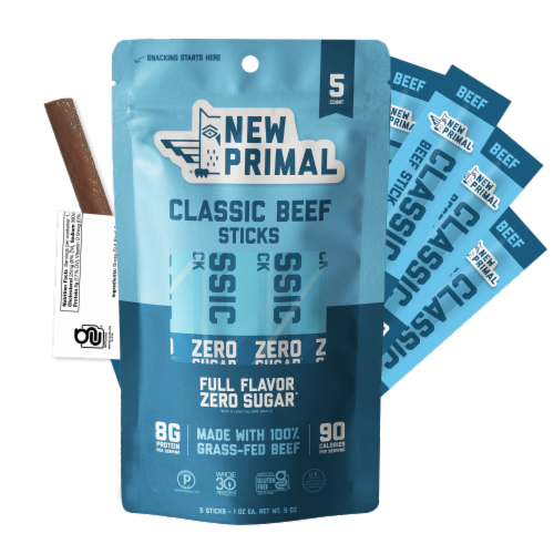 The New Primal Classic Beef Sticks