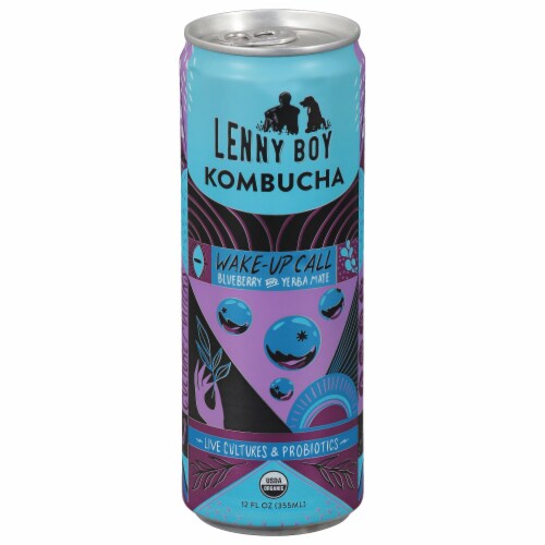 Lenny Boy Wake-Up Call Blueberry & Yerba Mate Kombucha