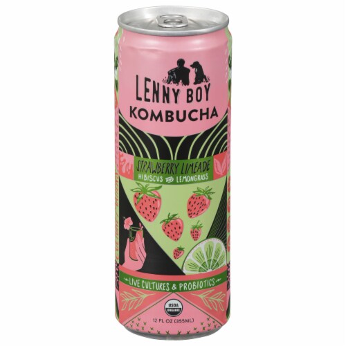Lenny Boy Strawberry Limeade Kombucha