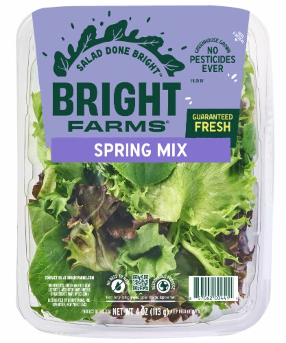 BrightFarms Spring Mix Lettuce, 4oz Salad