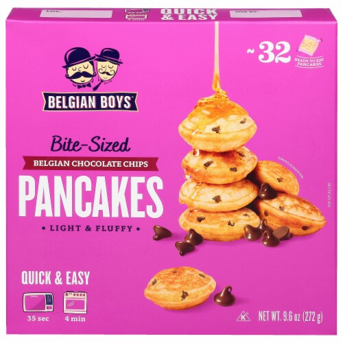 Belgian Boys® Bite-Sized Belgian Chocolate Chip Pancakes