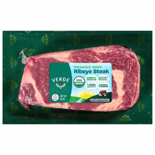 Verde® 100% Grass-Fed Organic Beef Ribeye Steak
