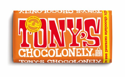 Tony’s Chocolonely® Caramel Sea Salt Milk Chocolate Bar